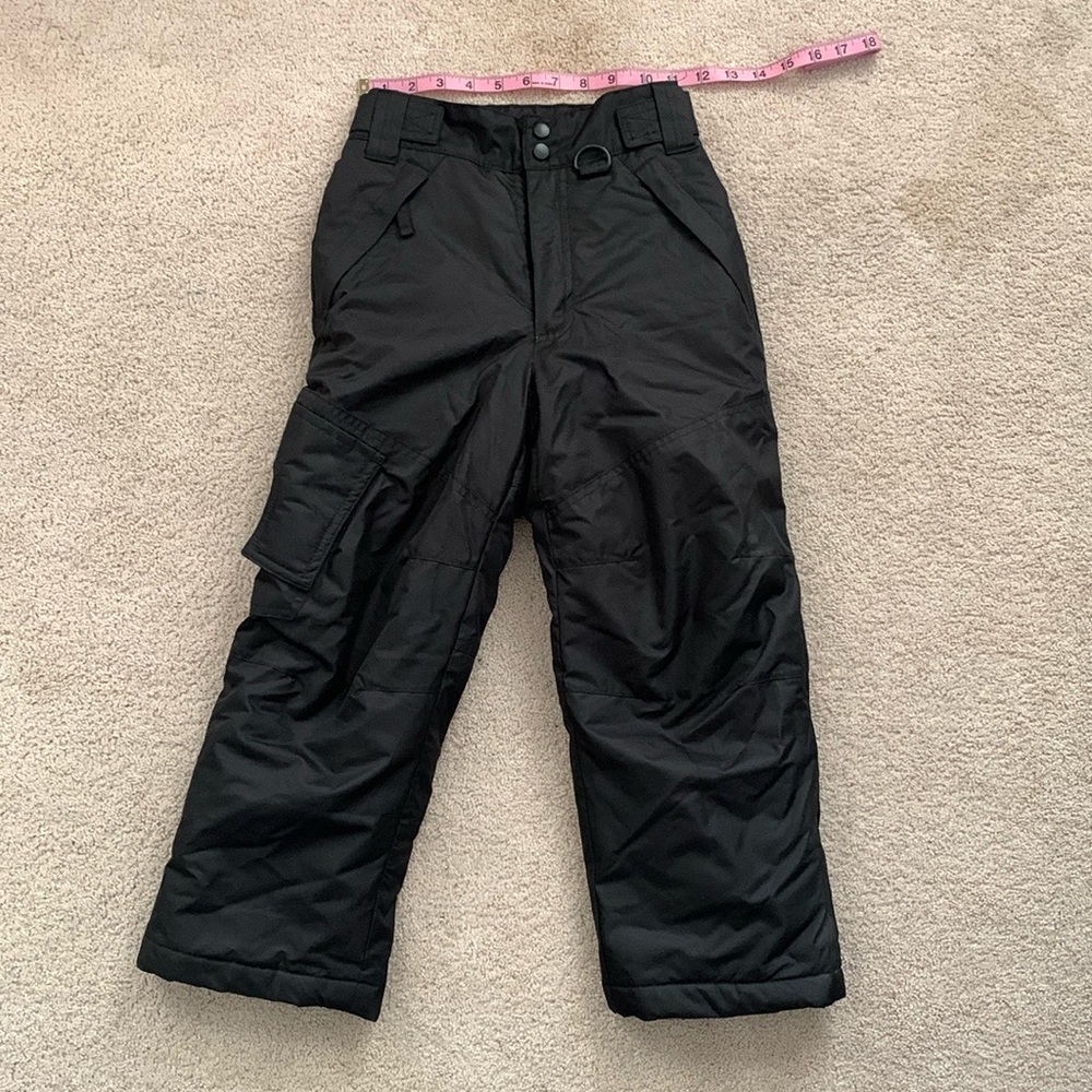 Black Athletech Snow pants kids size 8